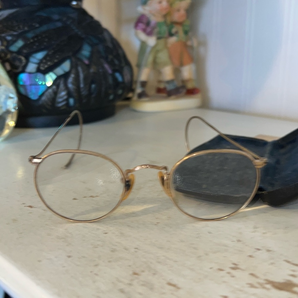 12k gold filled full-vue wire eyeglass frames glasses